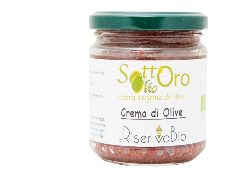 Crema di olive  bio 180 gr.