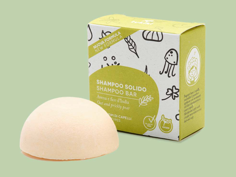 Shampoo solido idratante