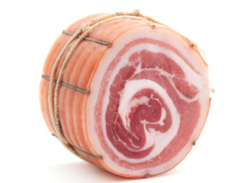 Pancetta arrotolata